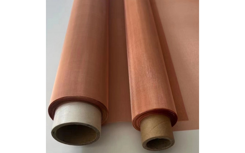 Red Copper wire mesh